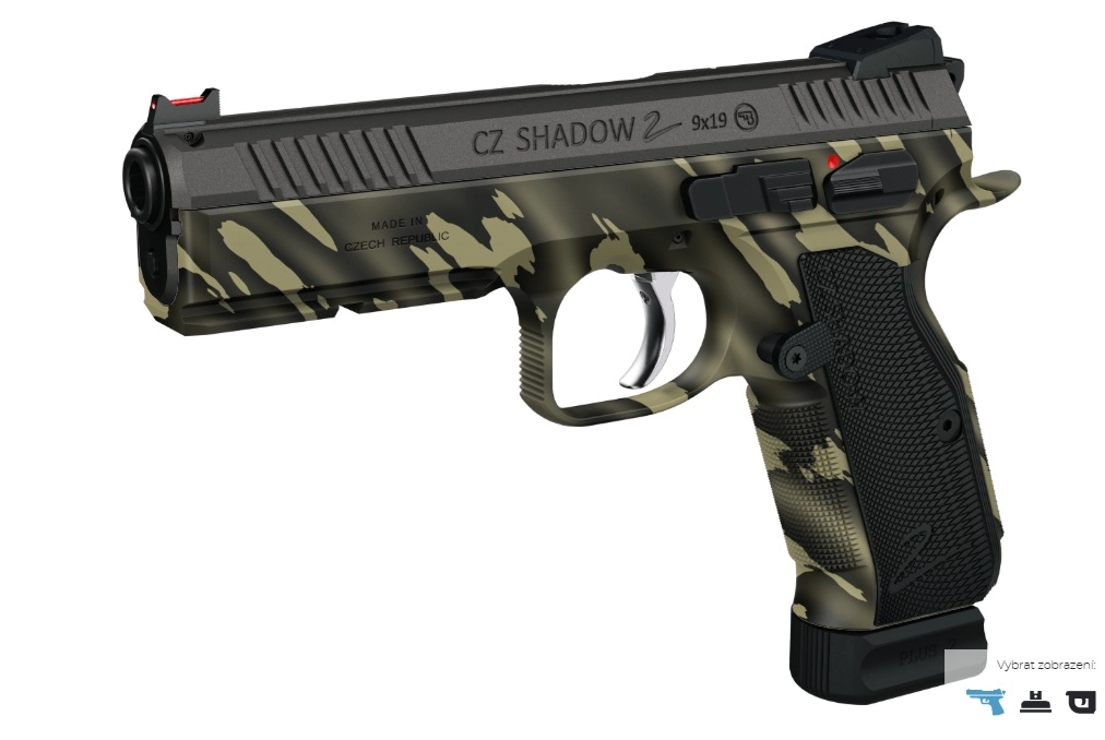 CZ Shadow 2 cerakote camo/cobalt cal.9x19