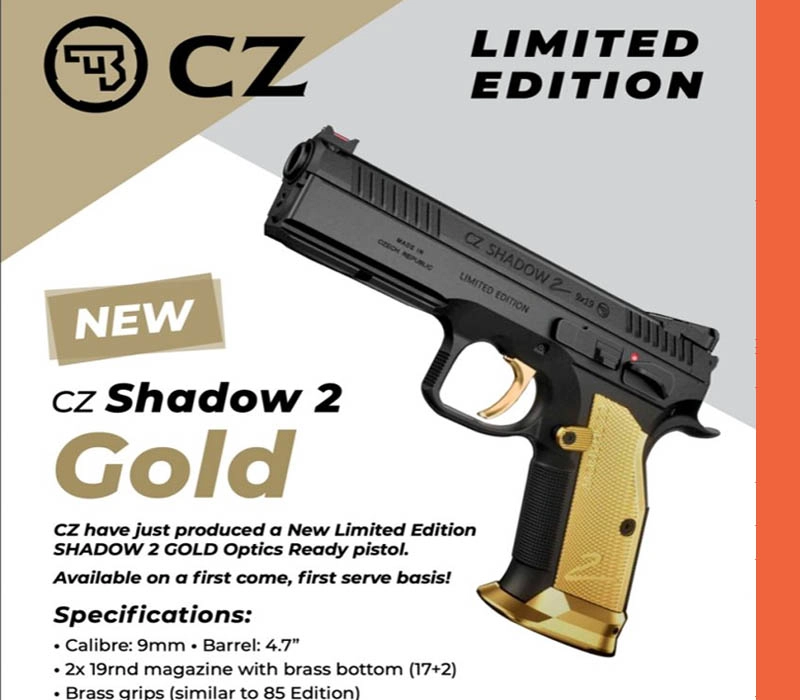 CZ Shadow 2 Gold Edition Optic Ready cal.9mm Luger