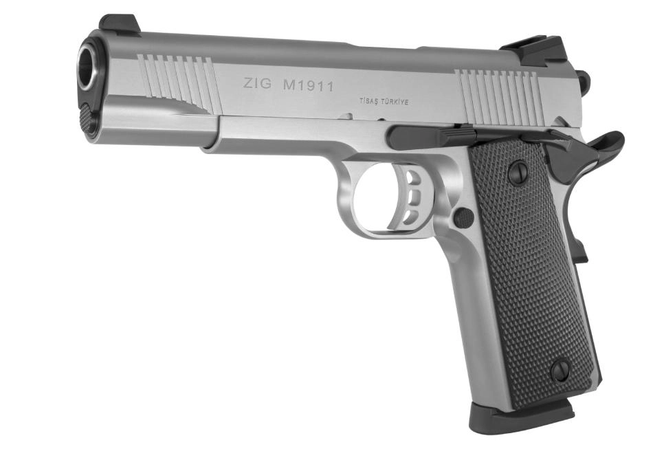 Tisas ZIG M1911 cal.45 ACP /klon 1911/ nerez