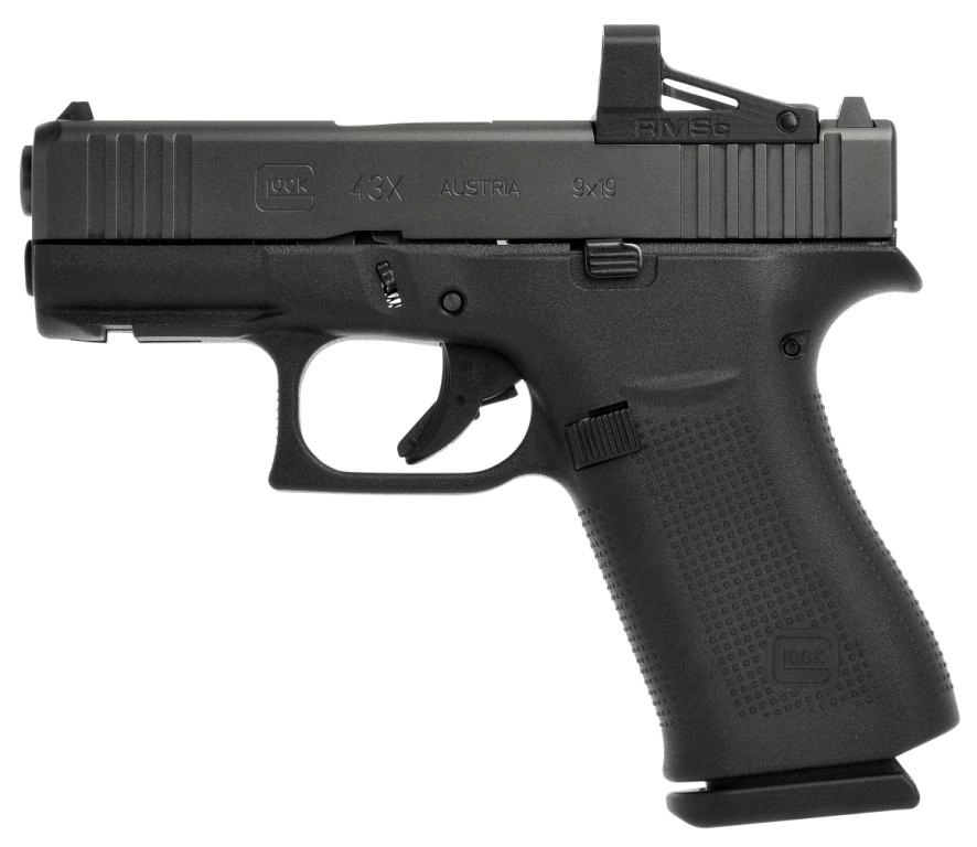 Glock 43X MOS Shield RMSc kolimátor cal.9x19