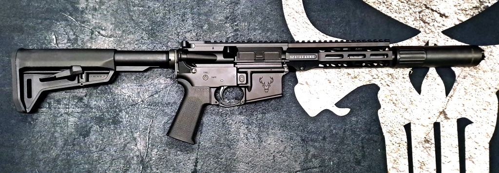 Akční set! Stag Arms Mod.15 SBR 7,5" 5,56x45+GIS Silencer RSR2240