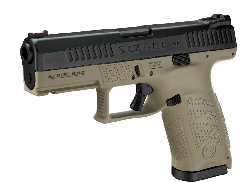 CZ P10 C FDE+sv. muška konfig cal.9x19 / + muška navíc