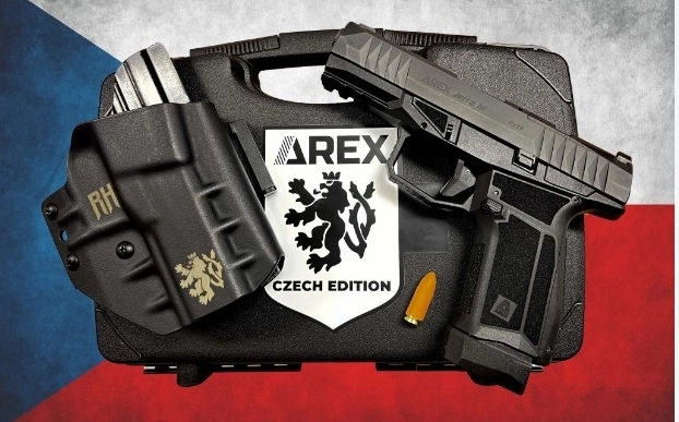 Arex Delta M OR/optic ready black 9x19 Akční Set + RH Holster Frog+Gun Oil NANO